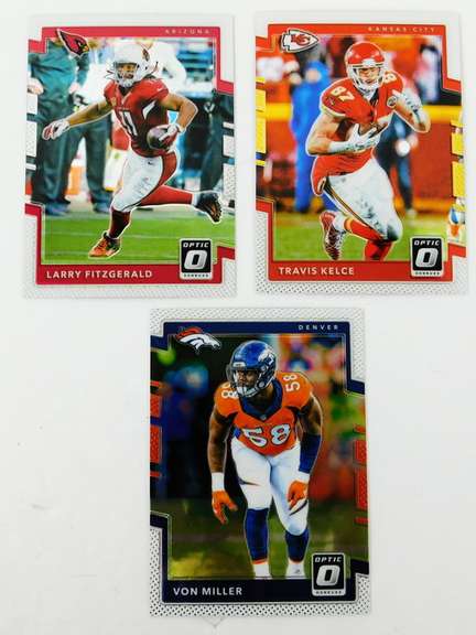 3 Panini 2017 Football Cards