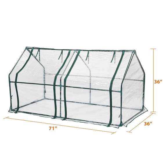 71X36X36in PVC Garden Greenhouse Cover Waterproof