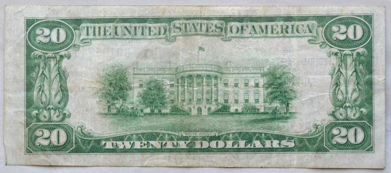 $ 20 Chicago 1929 National Series Note
