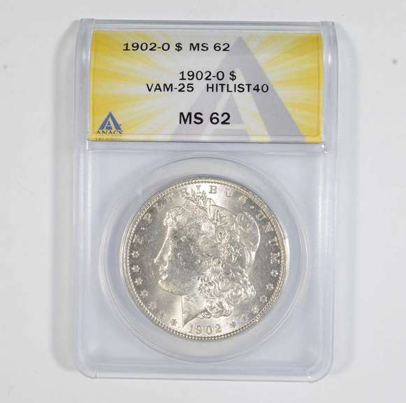 MS62 1902-O Morgan Silver Dollar - VAM-25 - HITLIST40 - Graded ANACS