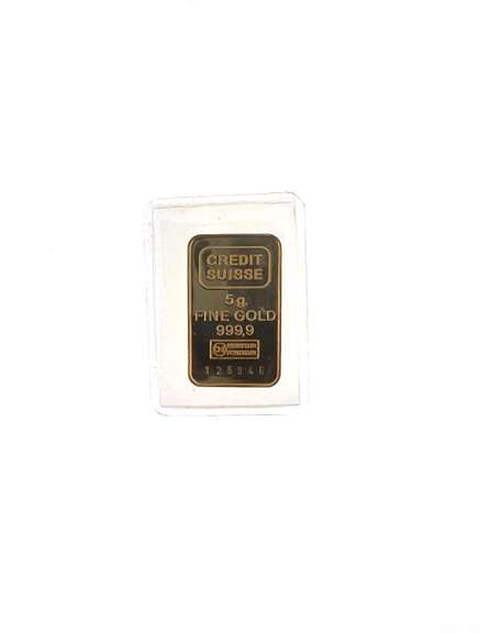 5 Gram Gold Bar