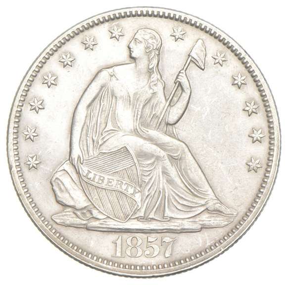 1857 Seated Liberty Half Dollar