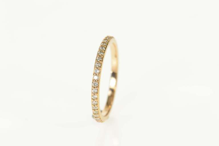 18K Rose Gold Noémie 0.61 Ctw Diamond Eternity Band Ring