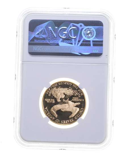 PF70 UCAM 1987-P $25 1/2 Oz. Gold American Eagle - Graded NGC