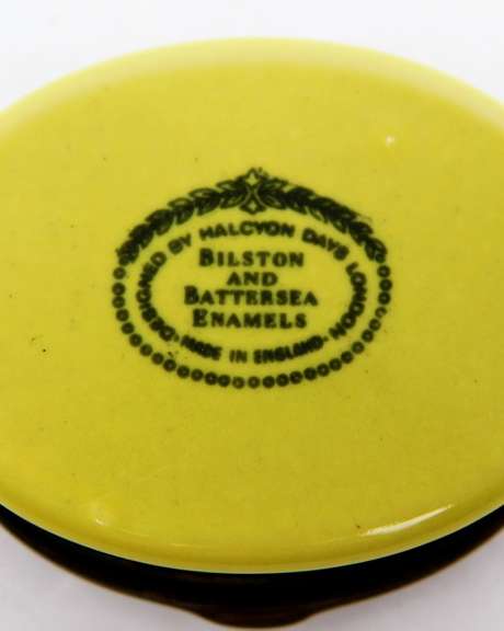 Bilson & Battersea Enamel Trinket Box