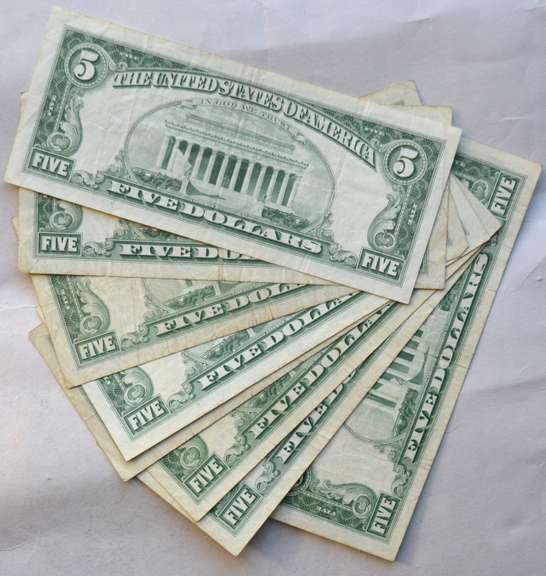 8 1963 Series Nicer  $ 5 Red Seal US Notes