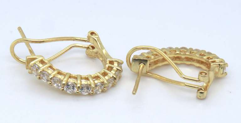 Sterling Silver Cubic Zirconia Earrings