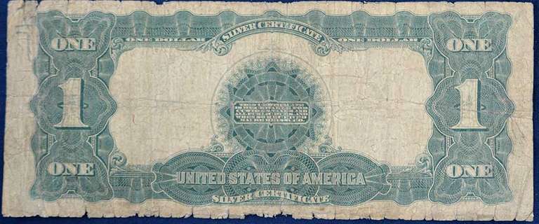Series 1899 Black Eagle Silver Certificate, Circulated. 236