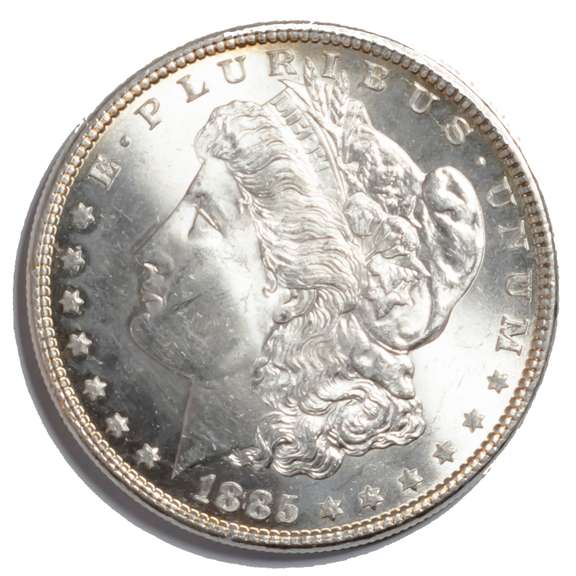 1885 Choice BU Morgan Dollar