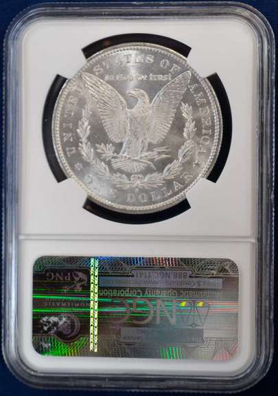 1880-S Morgan Silver Dollar NGC MS62