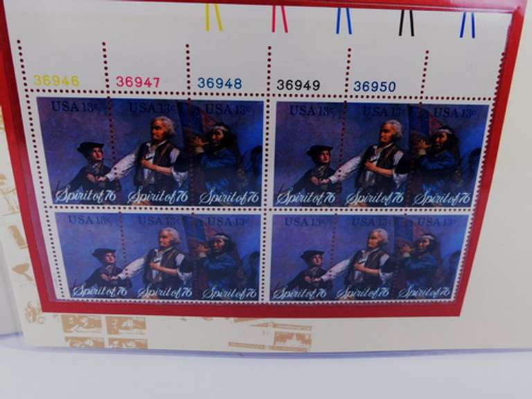 4 U.S. Stamp Blocks, Uncirculated