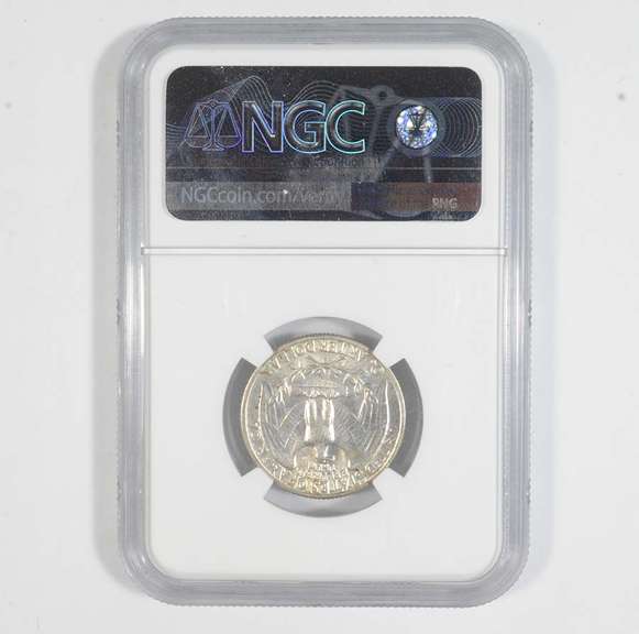 MS65 1937-S Washington Quarter - Graded NGC