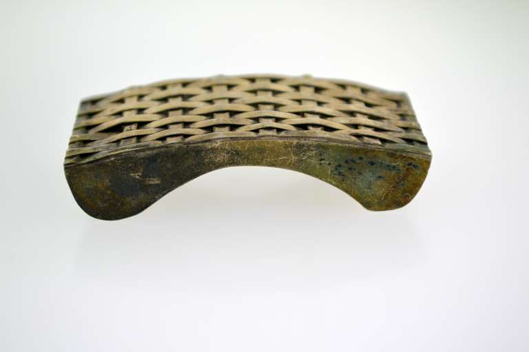 Vintage Mexican Taxco Sterling Silver Belt Buckle