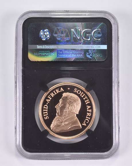 PF70 UCAM 2017 South Africa 1 Krugerrand Gold Coin FR 50th Anniv NGC