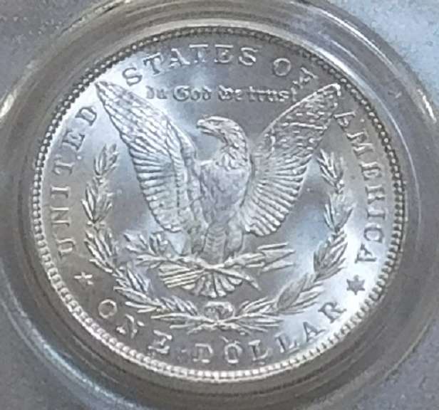 1887 Morgan Dol PCGS MS-63, looks GEM
