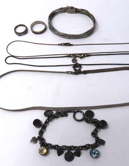 Group Lot of Vintage Sterling Silver Jewelry