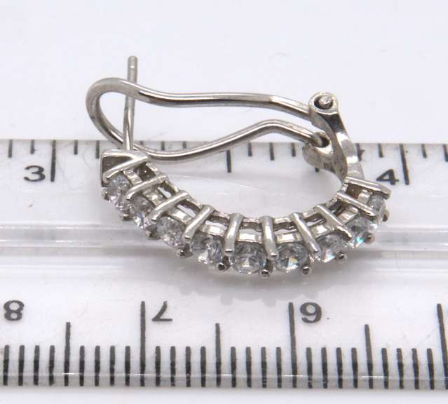 Sterling Silver Cubic Zirconia Earrings