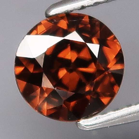 Top luster 1.66ct natural Imperial Zircon solitaire