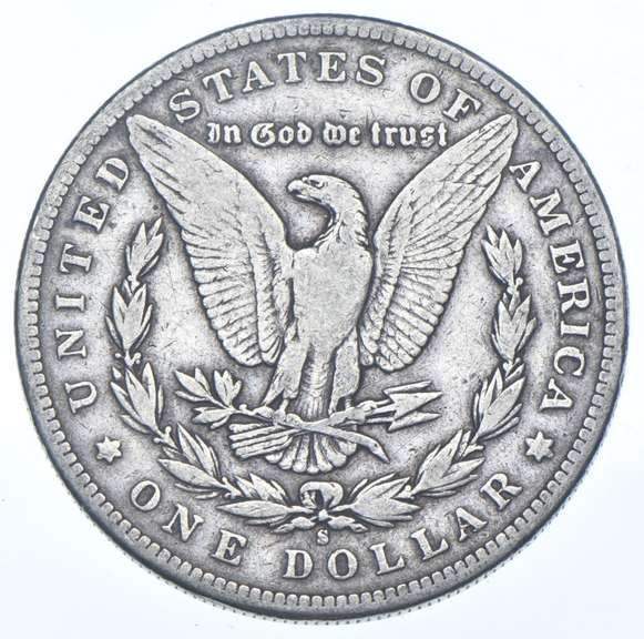 1896-S Morgan Silver Dollar