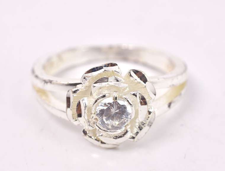 Rose Ring in Sterlin Silver