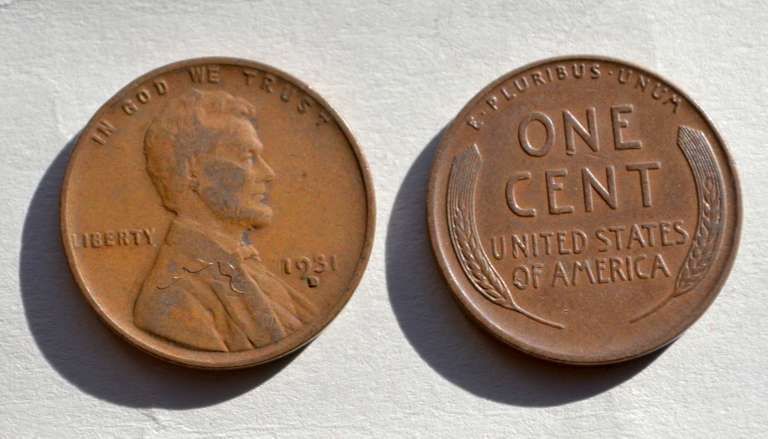 10 Sharp 1931 D Lincoln Cents