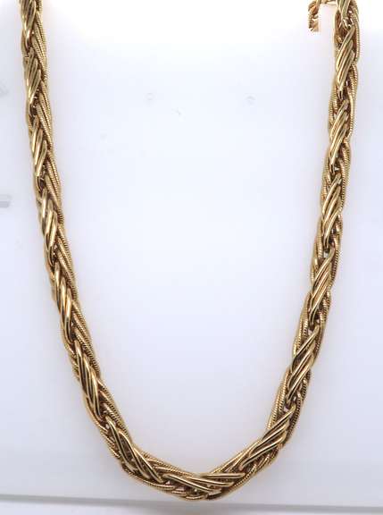 Sterling Silver Byzantine Necklace