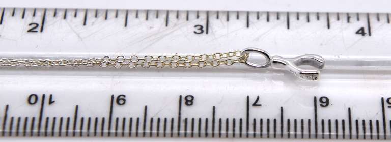 Sterling Silver Pendant on Chain Necklace