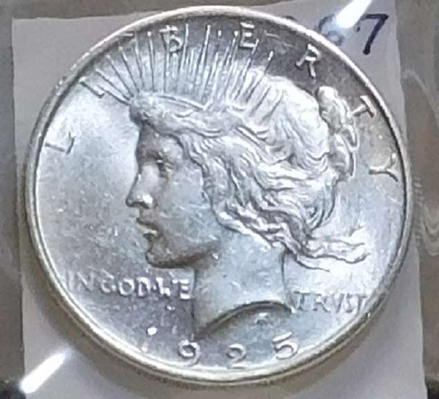 1925 Peace Dollar Uncirculated