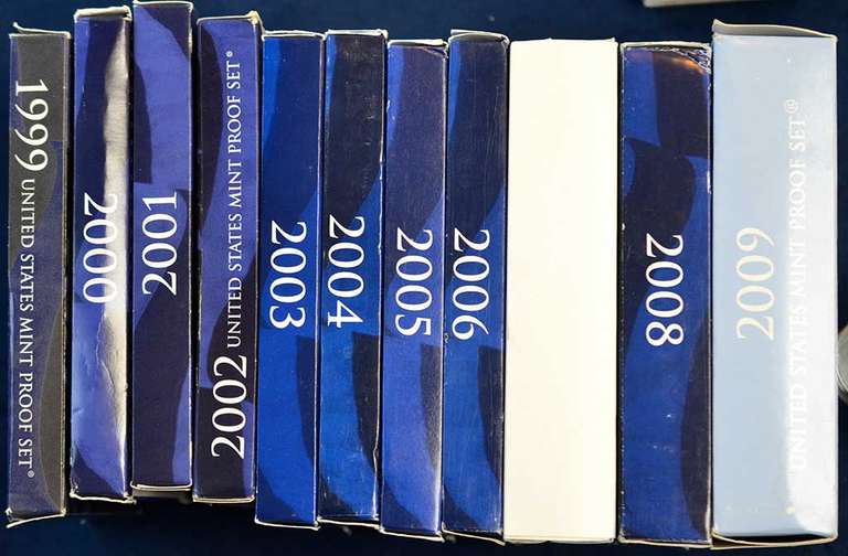 United States Mint Proof Sets 1999-2009