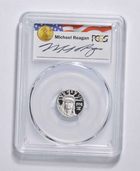 PR69DCAM 1998-W $10 Statue Of Liberty 1/10 Oz .999 Fine Platinum PCGS