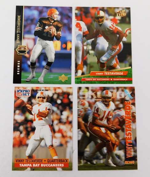 4 Vinny Testaverde Football Cards