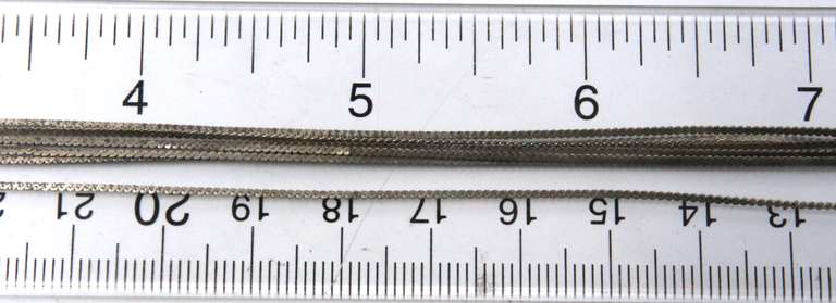 Multi Strand Vintage Sterling Silver Bracelet