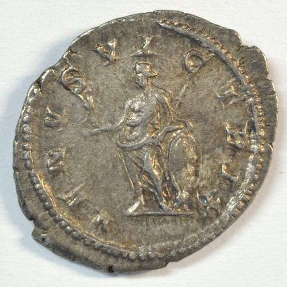 Original Mint State Caracalla Roman Silver Denarius, 198-217 AD