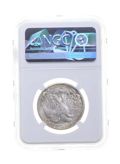 MS65 1945-D Walking Liberty Half Dollar - Graded NGC