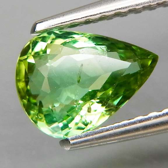 Superb color in this 1.21ct top green Tourmaline
