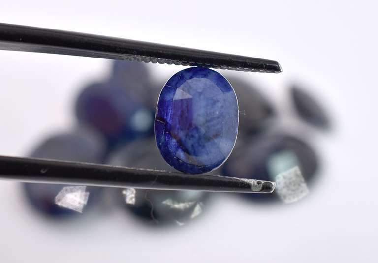 Wonderful 40.98CTW Collection of Blue Sapphires