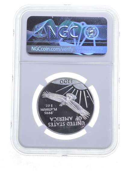 PF70 UCAM 1997-W $100 American Platinum Eagle - Graded NGC