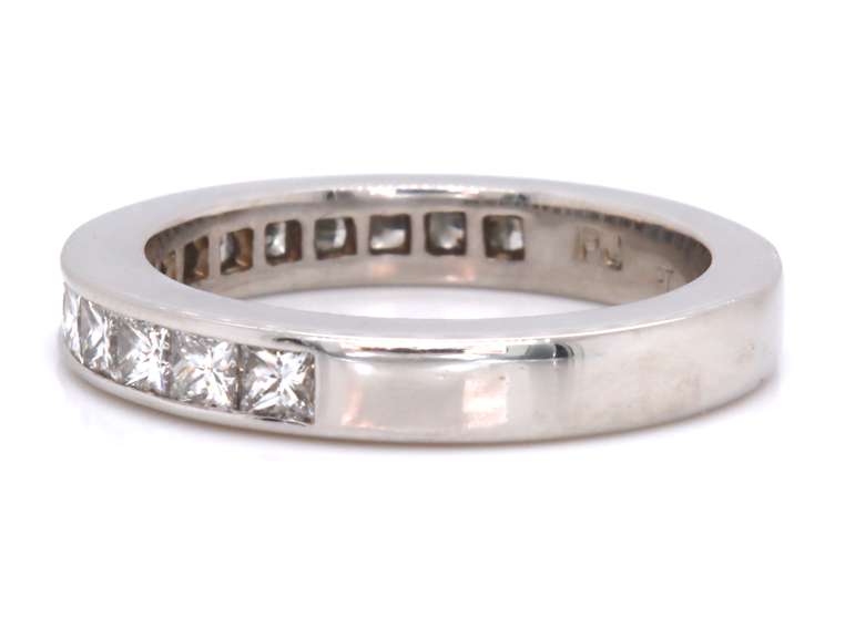 Elegant Platinum Diamond Band
