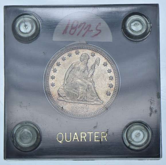 1877-S Seated Liberty Quarter
