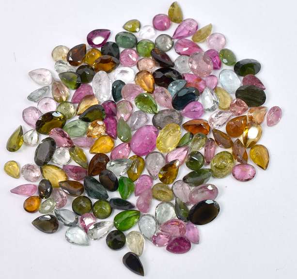 Marvelous 50.00CTW Collection of Tourmaline Gemstones