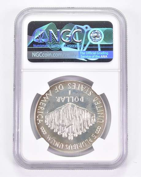 PF68 1987-S U.S. Constitution Commemorative Silver Dollar NGC Toned!