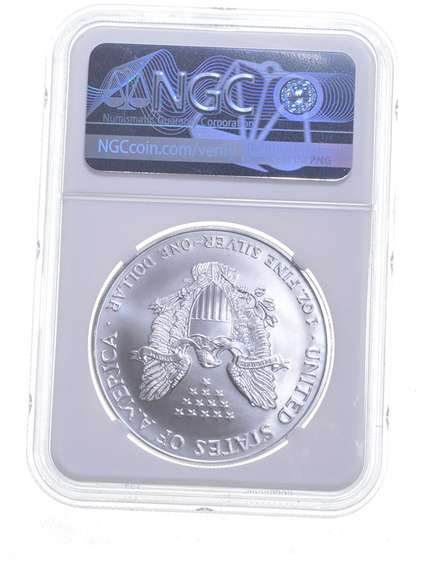 MS70 1998 American Silver Eagle - Graded NGC