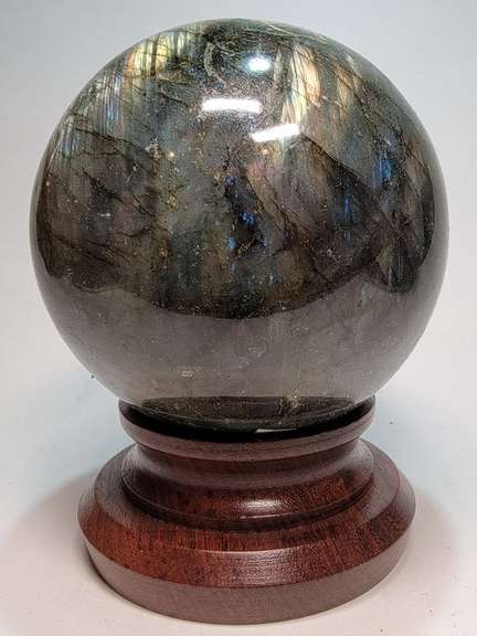 Captivating 4,900ct Labradorite sphere