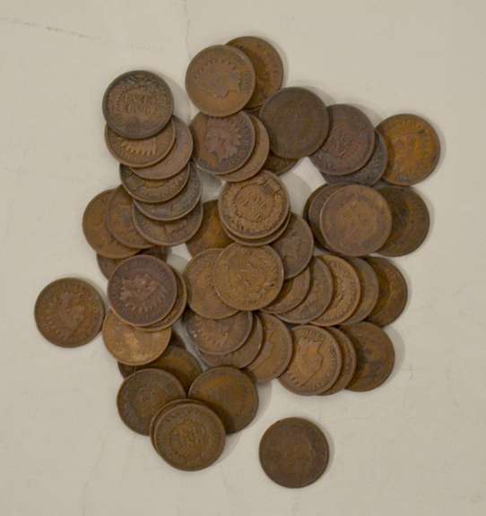 50 Nicer 1900 Era Indian Head Cents