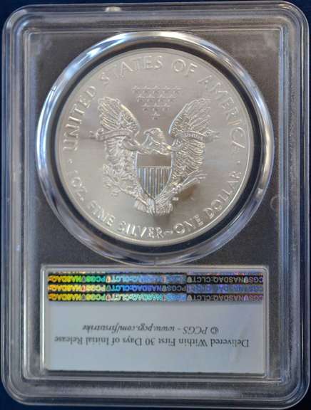 2017 PCGS MS70 Silver Eagle First Strike MILKY