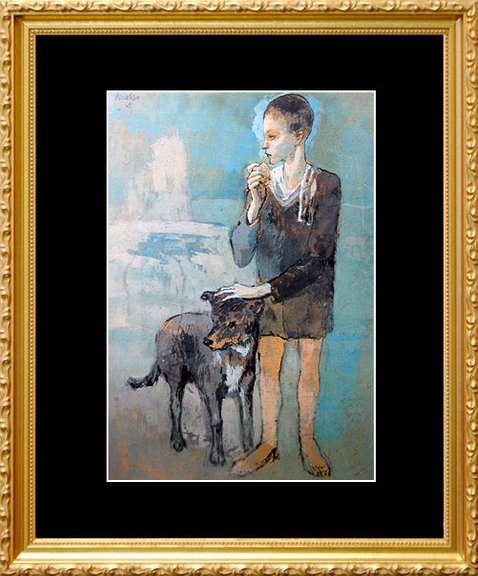Pablo Picasso, Boy With A Dog