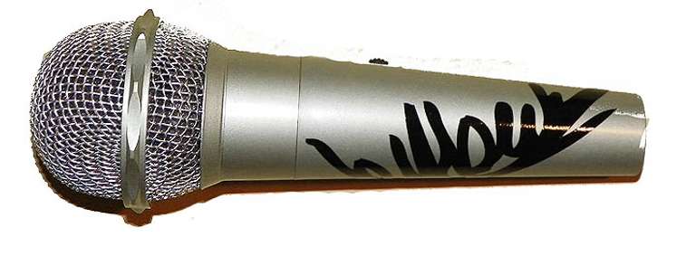 Jeff Beck Facsimile Signed Microphone