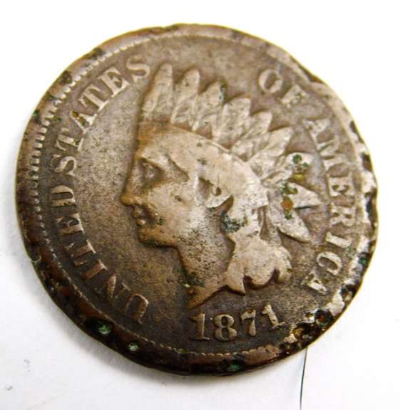 1871 Indian Head Penny