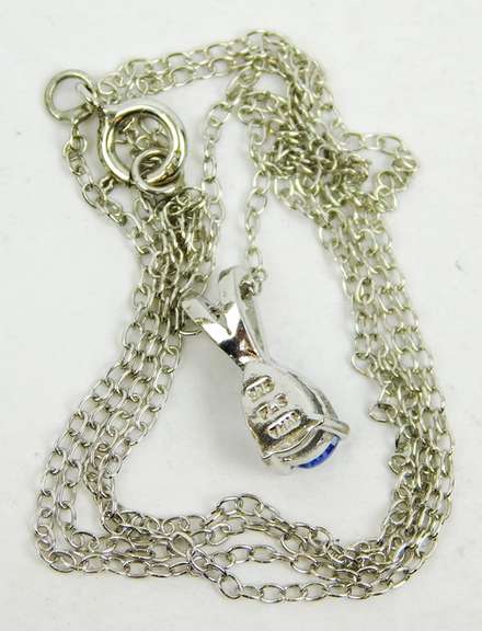 Sterling Tanzanite Necklace
