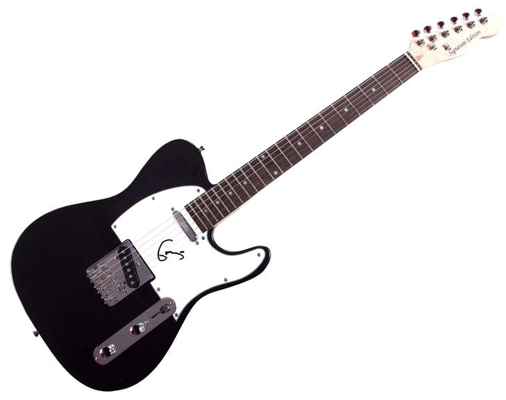 Lady Gaga Autographed Signed Guitar ACOA